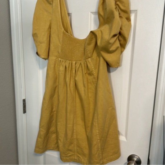 ❤️ FREE PEOPLE Cheyenne puff sleeve Mini dress ❤️ - Picture 3 of 5